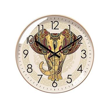 Imagem de x3anggyt5 Sala de estar arte moderna decoração relógio casa moda silenciosa relógio de parede decoração de parede 10 polegadas/12 polegadas/14 polegadas decoração de casa (35,5 cm)