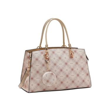Imagem de Bolsa de Mão Monograma Contemporâneo - Bege - Chenson 3485376