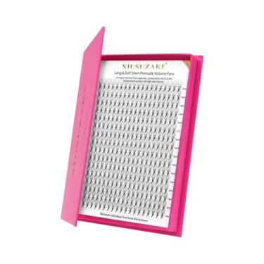 Imagem de Cílios Postiços Em Volume Pré-Montados De 16 Linhas, 3D a 16D, Base Po