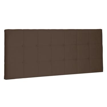 Imagem de Cabeceira Painel Estofada Cama Box Casal King Verona 195cm Suede Caramelo - Desk Design