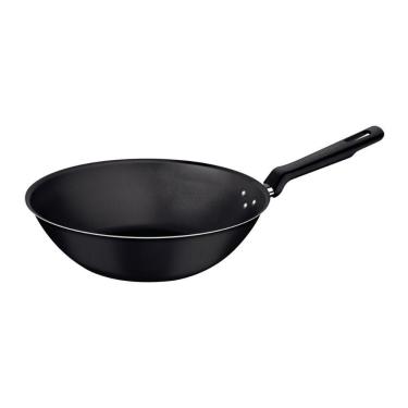 Imagem de Panela Wok Loreto Em Alumínio Antiaderente Starflon Grafite 28 Cm 3,6 L - Tramontina 20395028
