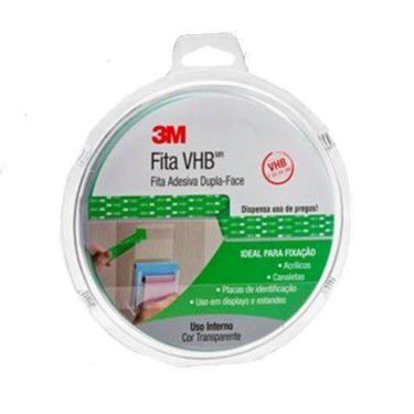 Imagem de Fita Adesiva Dupla Face uso Interno 19 MM X 02 MT - 3M