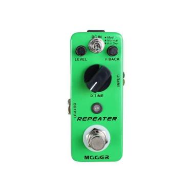 Imagem de Pedal Mooer Repeater MDL1 para Guitarra Delay com 3 Modos Normal Mod P