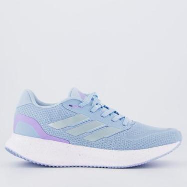 Imagem de Tênis Adidas RunFalcon 5 Feminino Azul, 36
