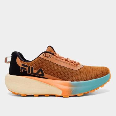 Imagem de Tênis Fila Skywind Masculino, Dourado, Preto, 42