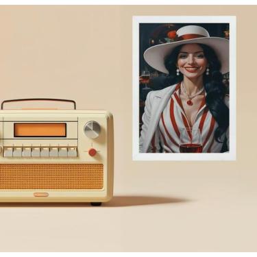 Imagem de Quadro Decorativo Maria Navalha 45X34Cm - Com Vidro - Quadros On-Line