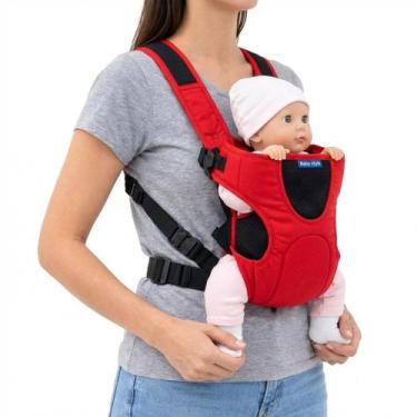 Imagem de Canguru Bebê 3 Posições Ergonômico Confortável Tecido Respirável 3 em 