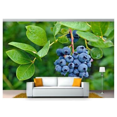 Imagem de Papel De Parede Frutas Mitilos Roxos 3D Al94