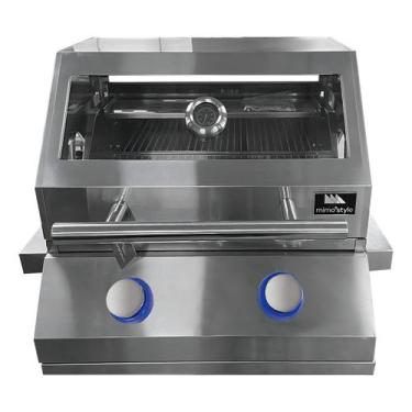 Imagem de Churrasqueira Inox a Gás de Cozinha de Embutir com 2 Queimadores - Mim