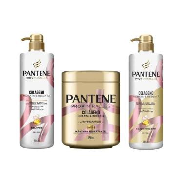 Imagem de Kit Pantene Colágeno Hidrata e Resgata Shampoo 510ml + Condicionador 5