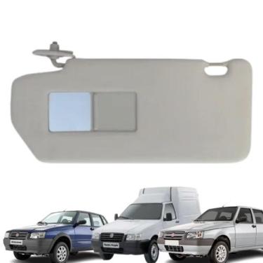 Imagem de Quebra Sol C/ Espelho Uno E Fiorino 2004/. Ld Esquerdo - NEWTEC