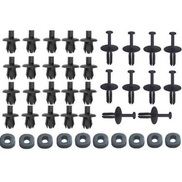 Imagem de kit 40 Fixador Parachoque Parabarro Celta Vectra Astra corsa meriva za