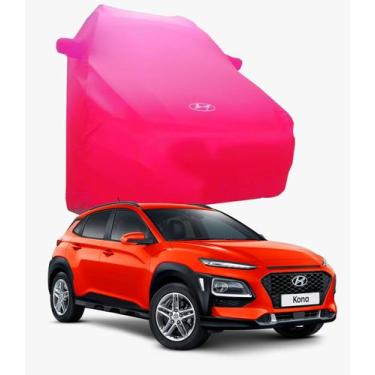 Imagem de Capa de Carro Hyundai Kona Tecido  Lycra Premium - Cadilhe Capas, Verm