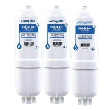 Imagem de Kit 3 Refil Pro Se PH+ Purificador Água Comp Soft Everest - Geral