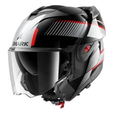 Imagem de Capacete Shark Oxo Sikter Kus Preto Cinza e Vermelho Tamanho:58, 58