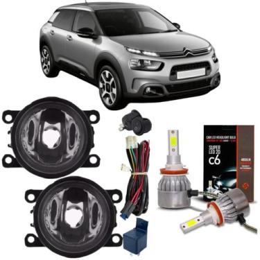 Imagem de Kit milha citroen c4 cactus 2019 a 2022 e super led - BIBAS