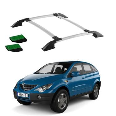 Imagem de Bagageiro Actyon SsangYong Prata Colado - Track