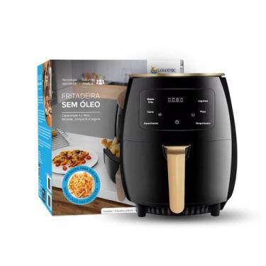 Imagem de Air Fryer 4,2 Litros 1500W 127v Fritadeira Elétrica Digital Sem Óleo T