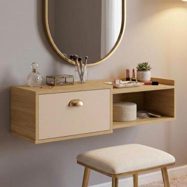 Imagem de Penteadeira Multifuncional Suspensa 1.20 Nicho Beleza Maquiagem Decora