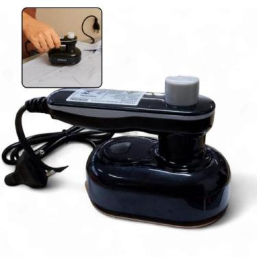 Imagem de Mini Ferro Passar Roupas Portátil Bivolt Preto Bivolt 110v 220v Viagem