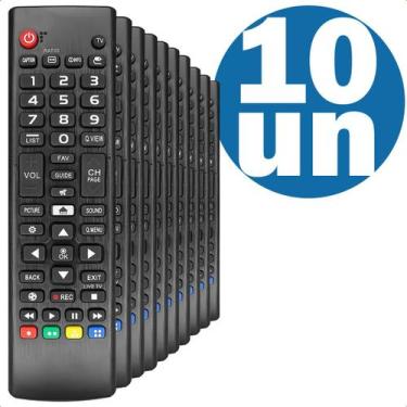 Imagem de Controle Remoto Compativel com Tv Samsung Kit 10 - Linksky