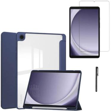 Imagem de Capa para Galaxy A9+ 11 - fundo acrílico + caneta + vidro - Genérica