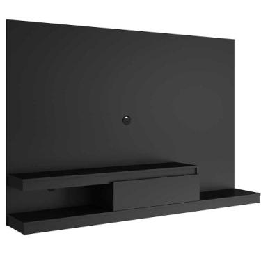 Imagem de Painel Home De TV 60 Polegadas Com Gaveta Em MDP 134,4cm Quiditá, Pret