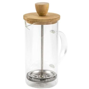 Imagem de Cafeteira francesa 600ml tampa bambu mimo style, UNICA