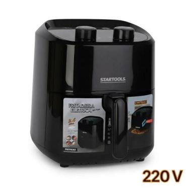 Imagem de Air Fryer 3.4L 1200W Compacta Preta 220V Fritadeira Elétrica Sem Óleo 