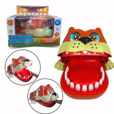 Imagem de Brinquedo Cachorro Morde Dedo Jogo Interativo de Sorte para Família Fun Game