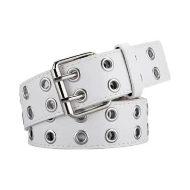 Imagem de Cinto Estilo Punk Hip Hop Rock Para Mulheres, Cinto Y2K Com Duplo Furo