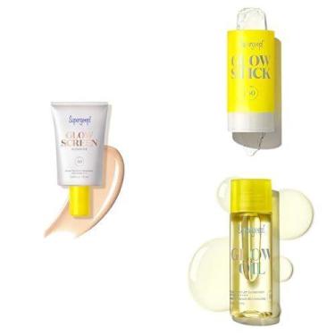 Imagem de Kit de Protetor Solar Supergoop! Glow FPS 40-50 Stick de Óleo