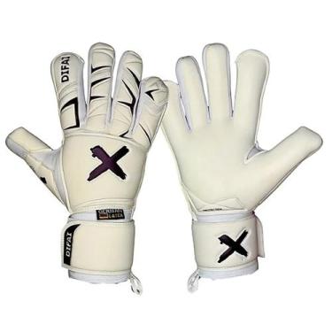 Imagem de Luva Goleiro Profissional Difai Wall X, Branco, 11