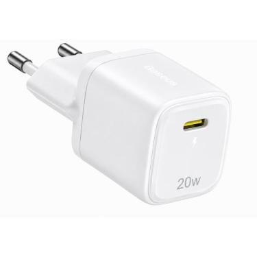 Imagem de Carregador Baseus Mini Fonte Turbo 20w Usb C, Branco
