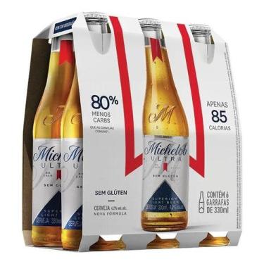 Imagem de Cerveja Michelob Ultra Long Neck 330ml - Pack Com 6 Unidades