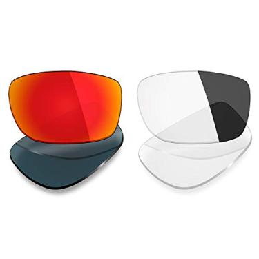 Imagem de 2 pares de lentes polarizadas de substituição da Mryok para óculos de sol Oakley Splinter – Opções