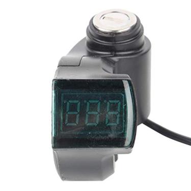 Imagem de Voltímetro de acelerador de bicicleta Keenso, voltímetro portátil universal com visor de tensão digital e trava para triciclo de scooter E-Bike de 12 a 99 V