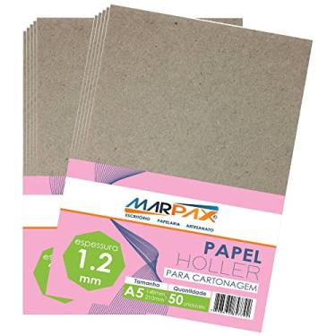 Imagem de Papel Holler para cartonagem Marpax 1,2mm A5 148x210mm 50un