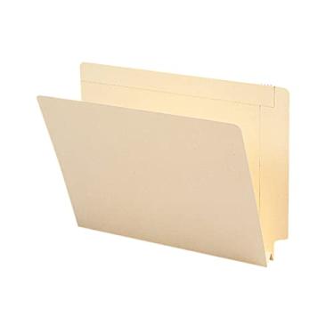 Imagem de Smead Pasta de arquivo pesada, aba de corte reto reforçada, expansão de 3,8 cm, tamanho da letra, Manila, 50 por caixa (24275)