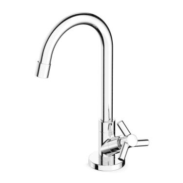 Imagem de Torneira para Banheiro de Mesa Bica Alta Celite One Celite Cromado