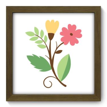 Imagem de Quadro Decorativo - Flor - 22cm x 22cm - 033