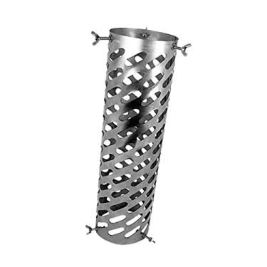 Imagem de Menolana Acessórios de chaminé de aço inoxidável para fogão de forno de aquecedor tubo de fogão a fumaça queimador de fogão, acampamento lareira, rede antiqueimadura