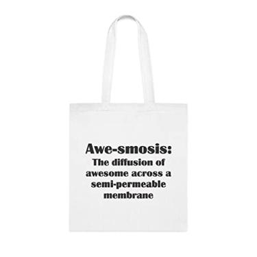 Imagem de Awe Smosis, bolsa de ombro Awe Smosis, presente de sacola Awe Smosis, sacolas reutilizáveis Awe Smosis, ideia de presente de cesta de Natal de aniversário, presente para ela, presente