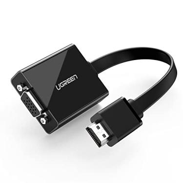 Imagem de U.green Cabo Adaptador Conversor Hdmi para VGA com Porta de Áudio 3.5mm Suporta Resolução 1080p 60Hz em VGA Suporta Plug and Play com Porta de Alimentação Micro Usb Femea 25 cm de Comprimento