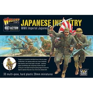 Imagem de Bolt Action Imperial Japanese Infantry 1:56 WWII Military Wargaming Figures Plastic Model Kit