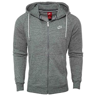Imagem de Moletom masculino Nike Sportswear Legacy com capuz cinza carbono/vela 805057-092 tamanho XGG