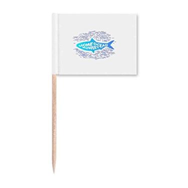 Imagem de Home Sweet Sea Fish Art Deco Presente Fashion Palito de Dentes Marcadores Decoração de Festa
