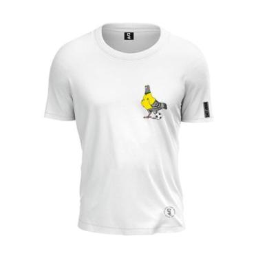 Imagem de Camiseta Pombo Brasil Pru Futebol Soccer Pigeon Algodão - Shap Life