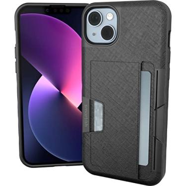 Imagem de Smartish® Capa carteira para iPhone 14 Plus – Wallet Slayer Vol. 2 [fina + protetora] Suporte para cartão de crédito com suporte – Slot oculto testado contra quedas compatível com Apple iPhone 14 Plus