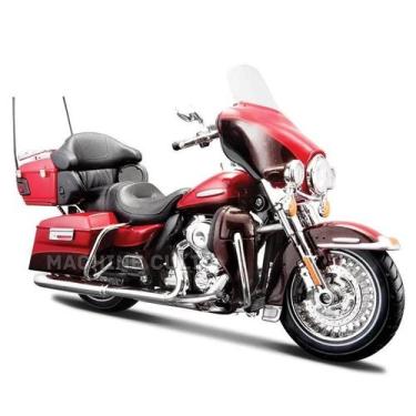 Imagem de Miniatura Harley Davidson Glide Ultra Limited 2013 Vermelha Maisto 1:1